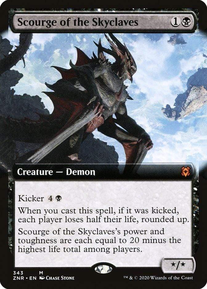 Magic: The Gathering MTG Single Scourge of the Skyclaves (Extended) [Zendikar Rising Extended Art]