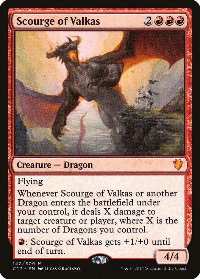 Magic: The Gathering MTG Single Scourge of Valkas [Commander 2017]