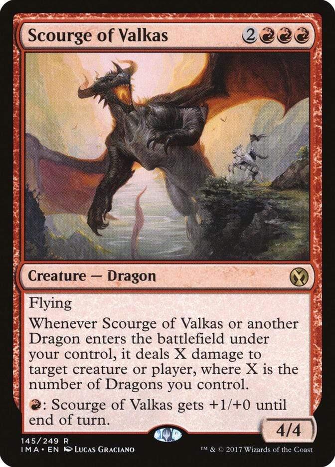 Magic: The Gathering MTG Single Scourge of Valkas [Iconic Masters]