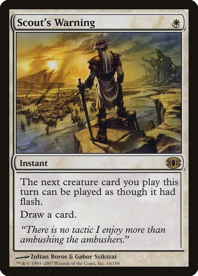 Magic: The Gathering MTG Single Scout's Warning [Future Sight]
