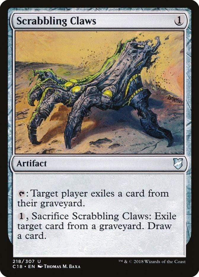 Magic: The Gathering MTG Single Scrabbling Claws [Commander 2018]