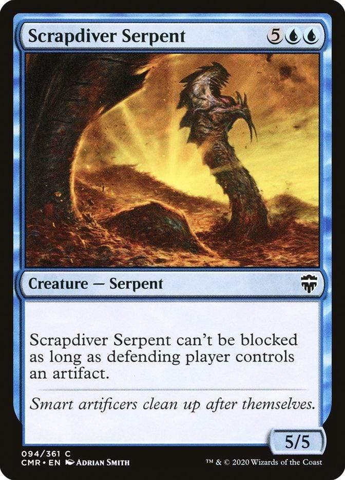 Magic: The Gathering MTG Single Scrapdiver Serpent [Commander Legends]