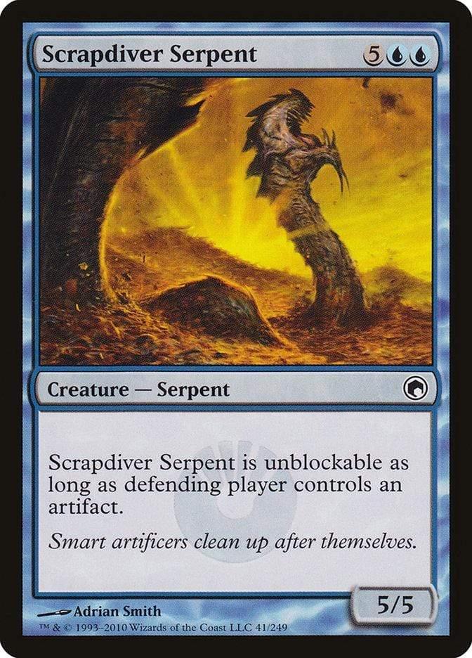 Magic: The Gathering MTG Single Scrapdiver Serpent [Scars of Mirrodin]