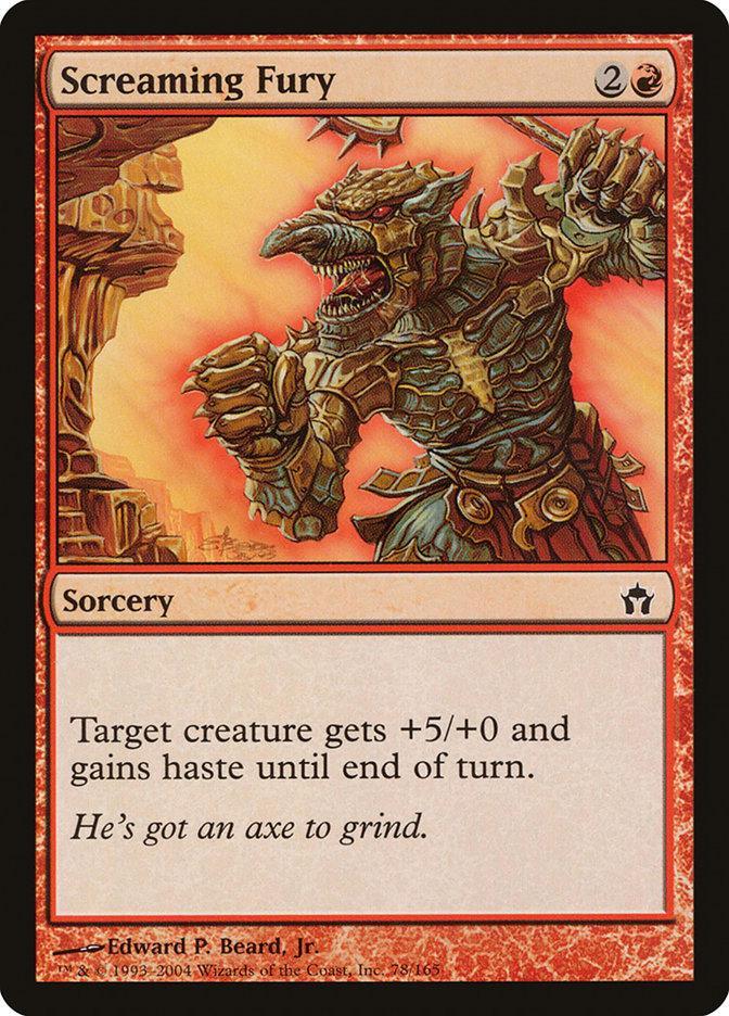 Magic: The Gathering MTG Single Screaming Fury [Fifth Dawn]