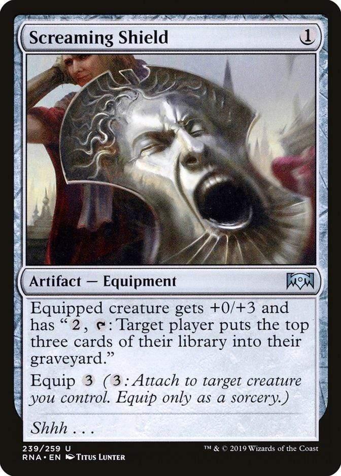 Magic: The Gathering MTG Single Screaming Shield [Ravnica Allegiance]