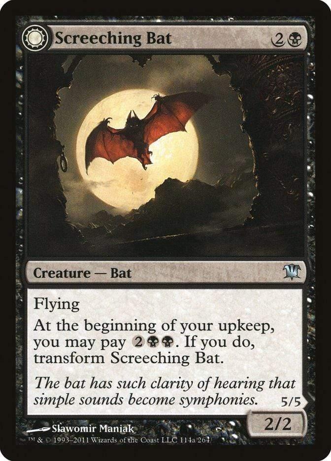 Magic: The Gathering MTG Single Screeching Bat // Stalking Vampire [Innistrad]