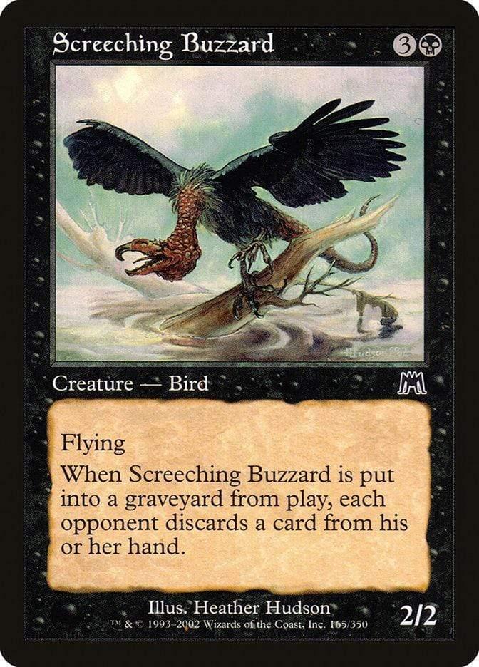 Magic: The Gathering MTG Single Screeching Buzzard [Onslaught]