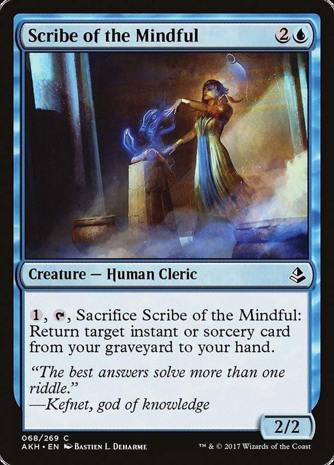 Magic: The Gathering MTG Single Scribe of the Mindful [Amonkhet]
