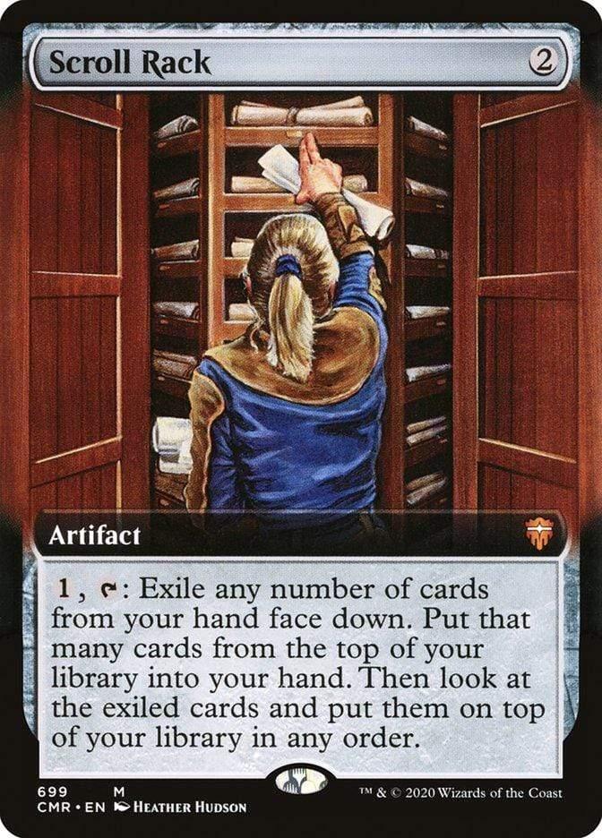 Magic: The Gathering MTG Single Scroll Rack (Extended) [Commander Legends Extended]