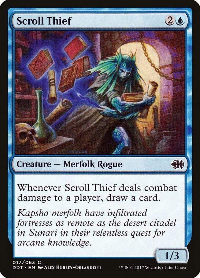 Magic: The Gathering MTG Single Scroll Thief [Duel Decks: Merfolk vs. Goblins]