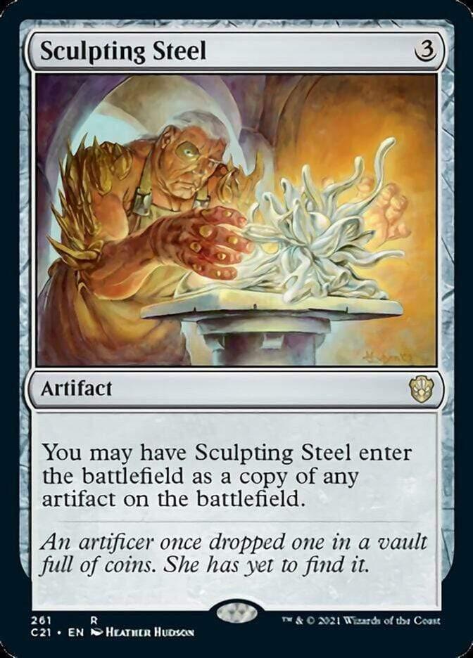 Magic: The Gathering MTG Single Sculpting Steel [Commander 2021]