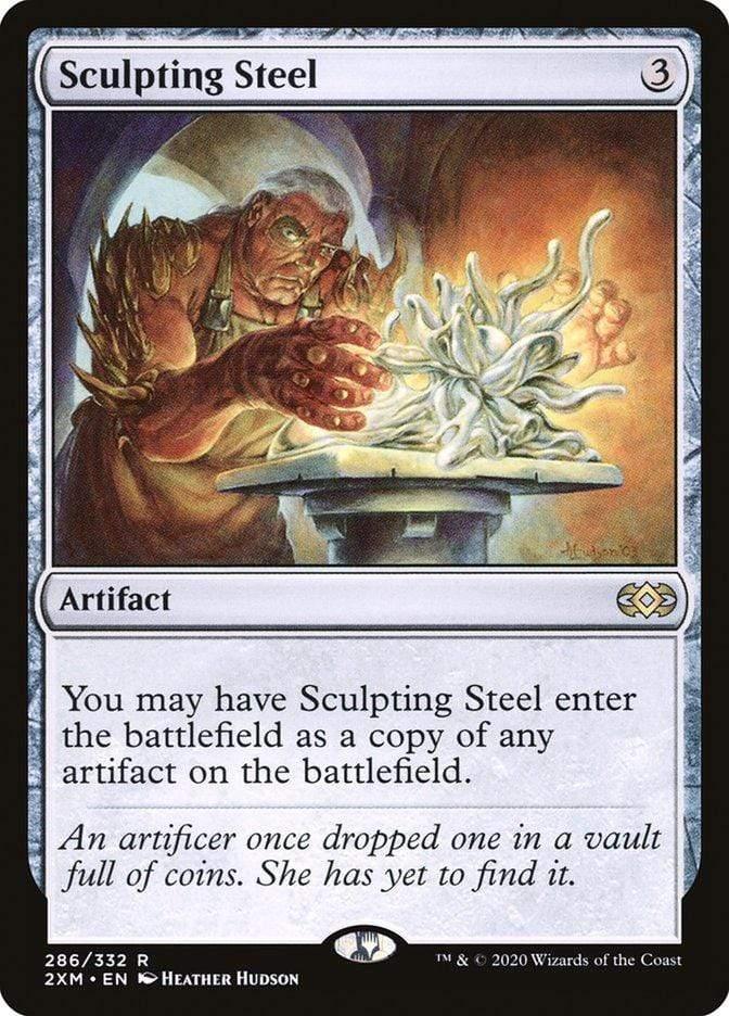 Magic: The Gathering MTG Single Sculpting Steel [Double Masters]