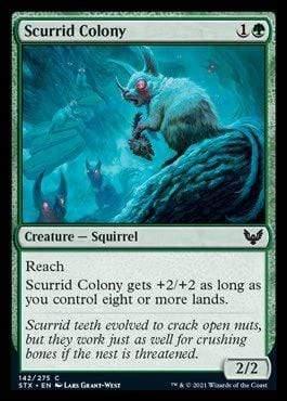 Magic: The Gathering MTG Single Scurrid Colony [Strixhaven: School of Mages]