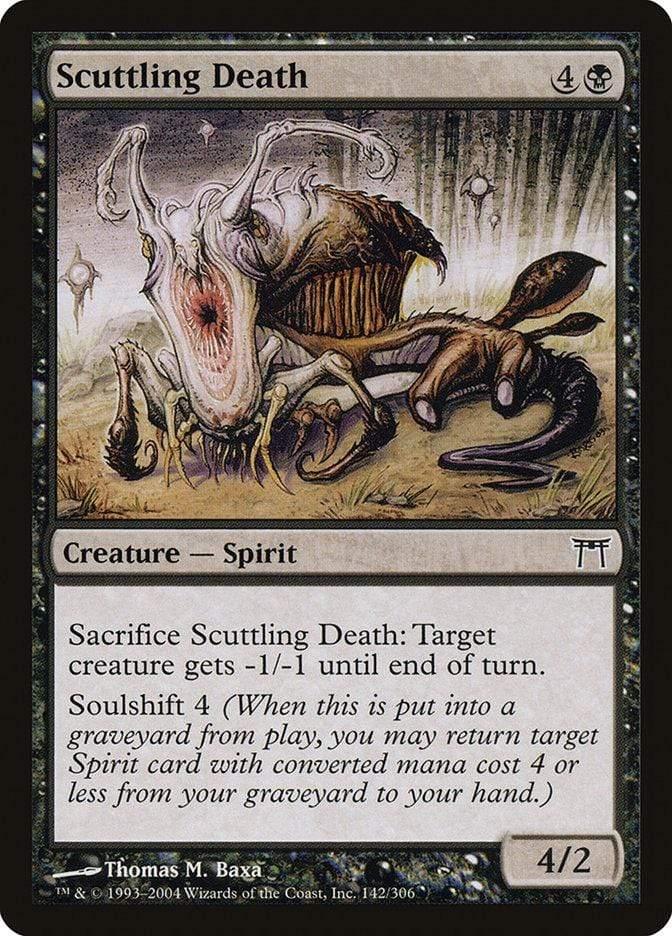 Magic: The Gathering MTG Single Scuttling Death [Champions of Kamigawa]