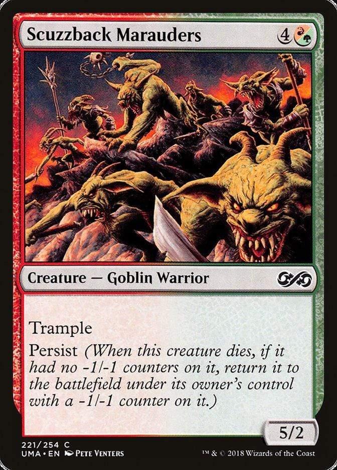 Magic: The Gathering MTG Single Scuzzback Marauders [Ultimate Masters]