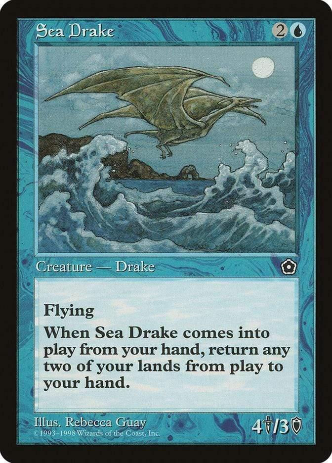 Magic: The Gathering MTG Single Sea Drake [Portal Second Age]