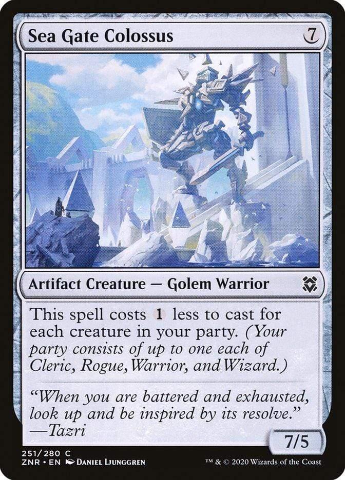 Magic: The Gathering MTG Single Sea Gate Colossus [Zendikar Rising]
