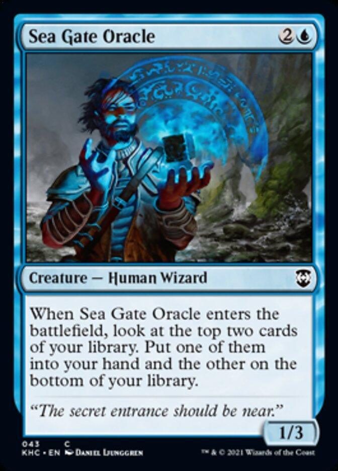 Magic: The Gathering MTG Single Sea Gate Oracle [Kaldheim Commander]