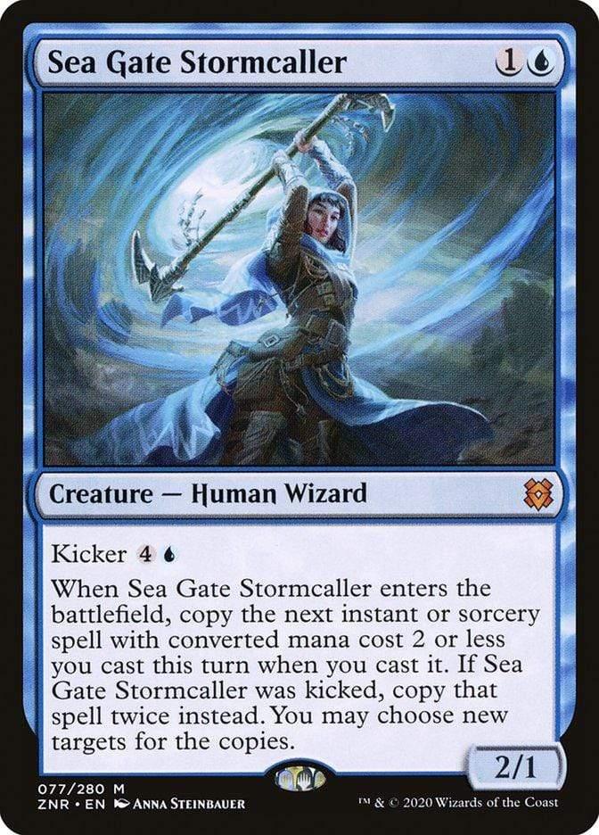 Magic: The Gathering MTG Single Sea Gate Stormcaller [Zendikar Rising]