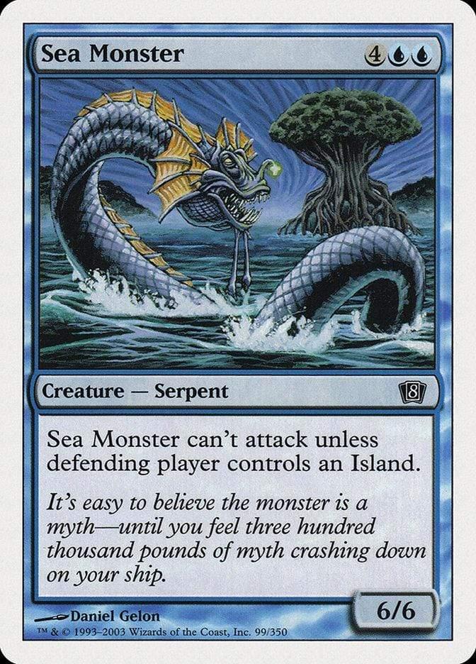 Magic: The Gathering MTG Single Sea Monster [Eighth Edition]