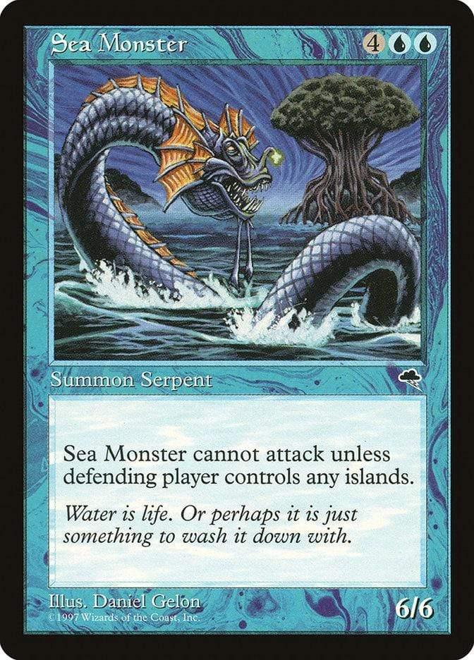 Magic: The Gathering MTG Single Sea Monster [Tempest]