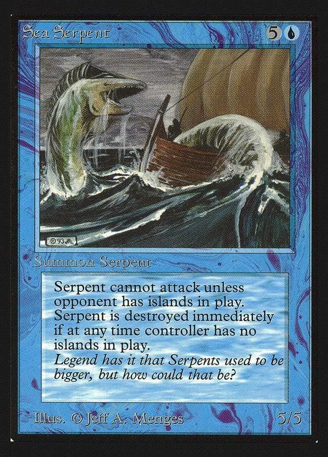 Magic: The Gathering MTG Single Sea Serpent [Collectors’ Edition]