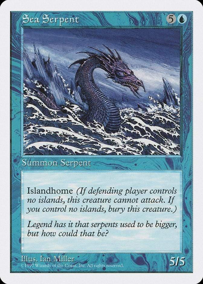 Magic: The Gathering MTG Single Sea Serpent [Fifth Edition]