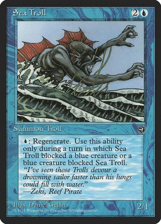 Magic: The Gathering MTG Single Sea Troll [Homelands]