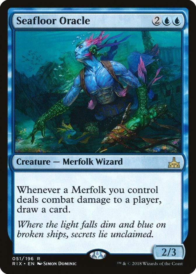 Magic: The Gathering MTG Single Seafloor Oracle [Rivals of Ixalan]