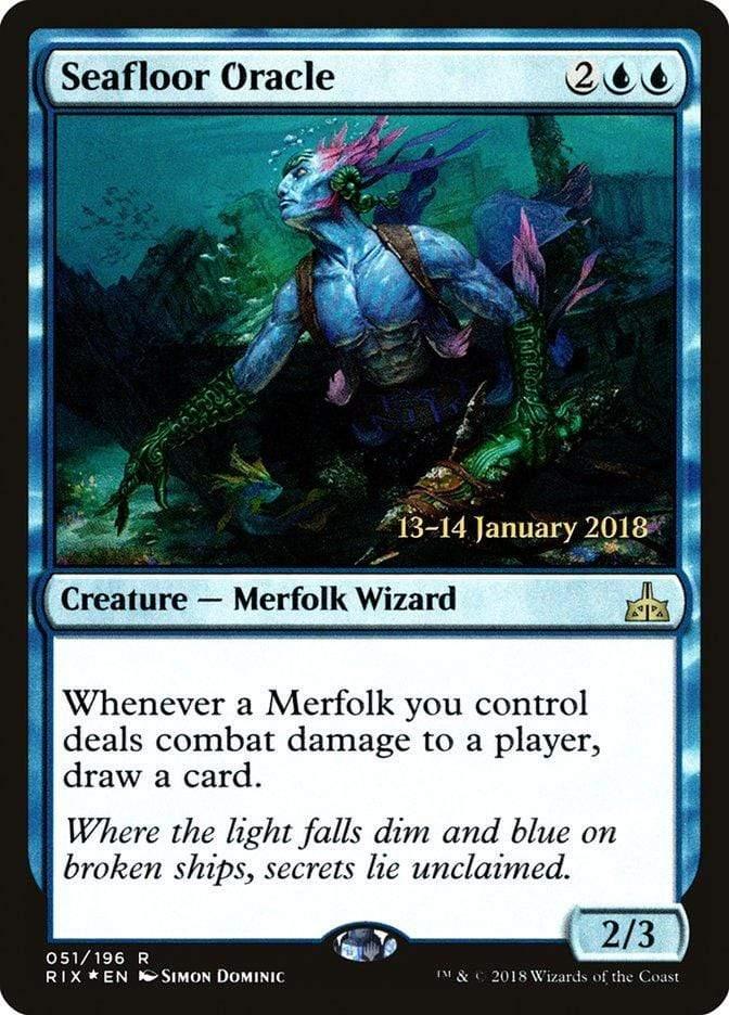 Magic: The Gathering MTG Single Seafloor Oracle [Rivals of Ixalan Prerelease Promos]