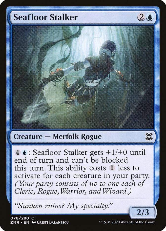 Magic: The Gathering MTG Single Seafloor Stalker [Zendikar Rising]