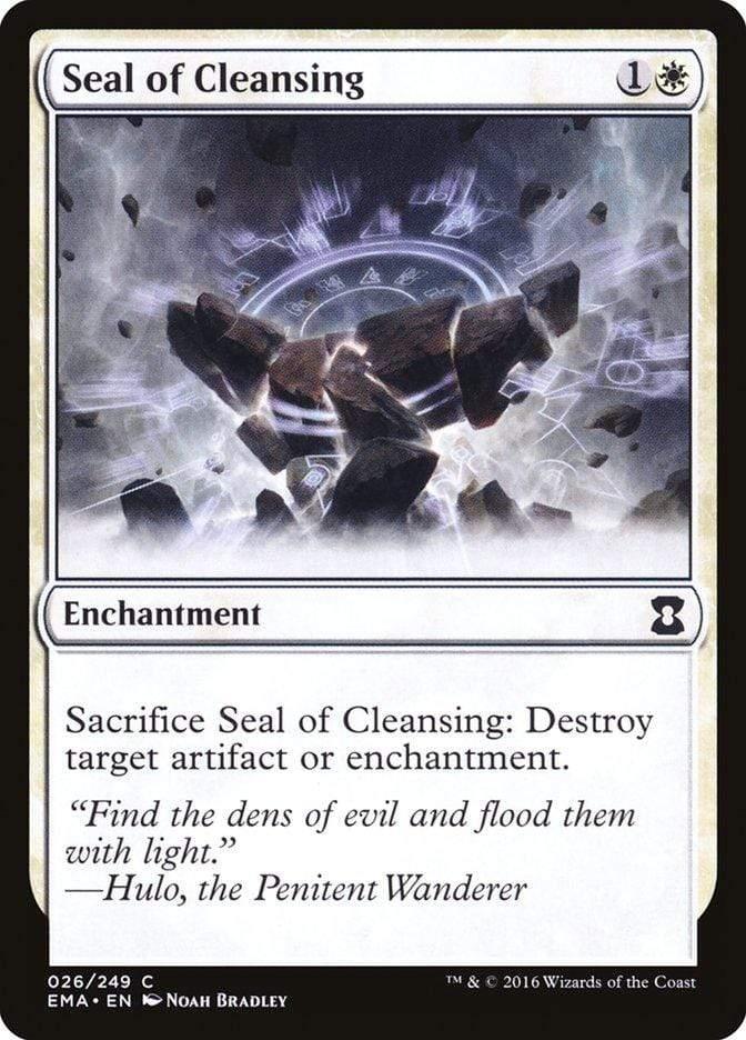 Magic: The Gathering MTG Single Seal of Cleansing [Eternal Masters]