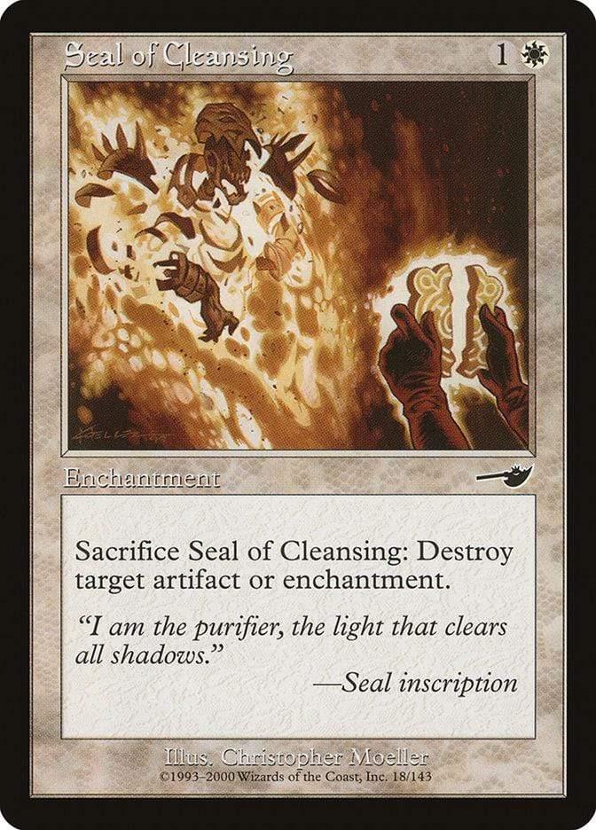 Magic: The Gathering MTG Single Seal of Cleansing [Nemesis]