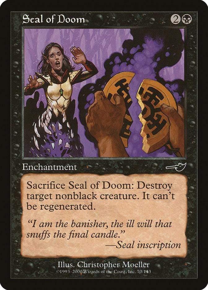 Magic: The Gathering MTG Single Seal of Doom [Nemesis]