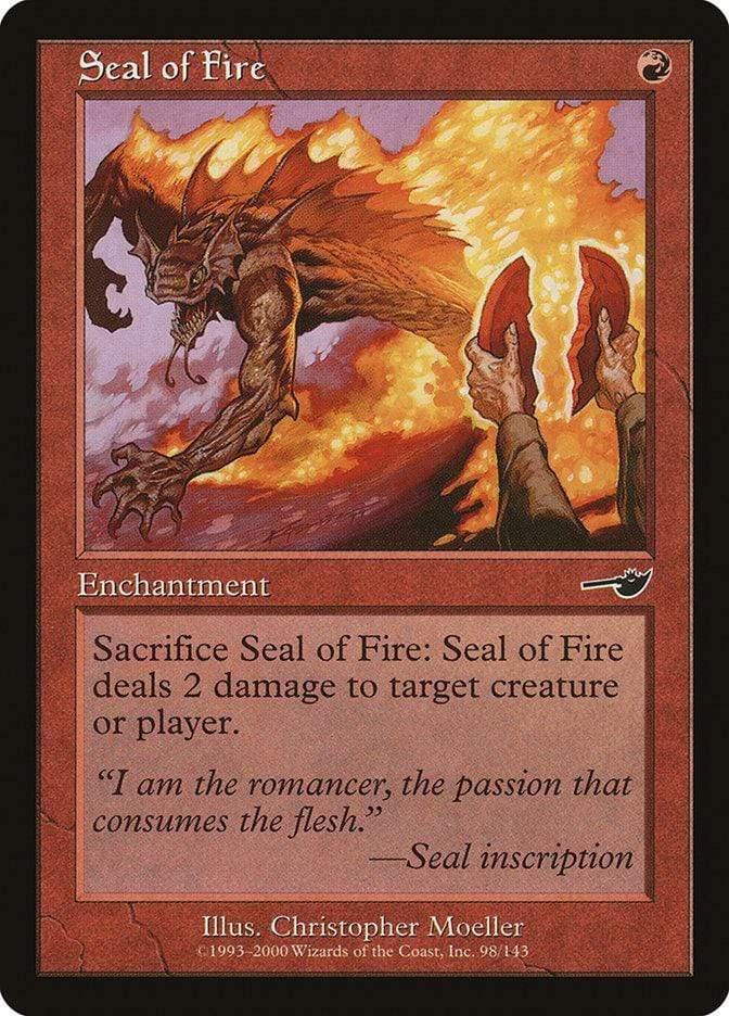 Magic: The Gathering MTG Single Seal of Fire [Nemesis]