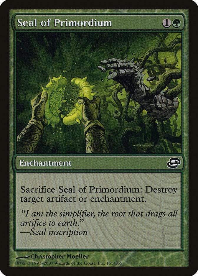 Magic: The Gathering MTG Single Seal of Primordium [Planar Chaos]