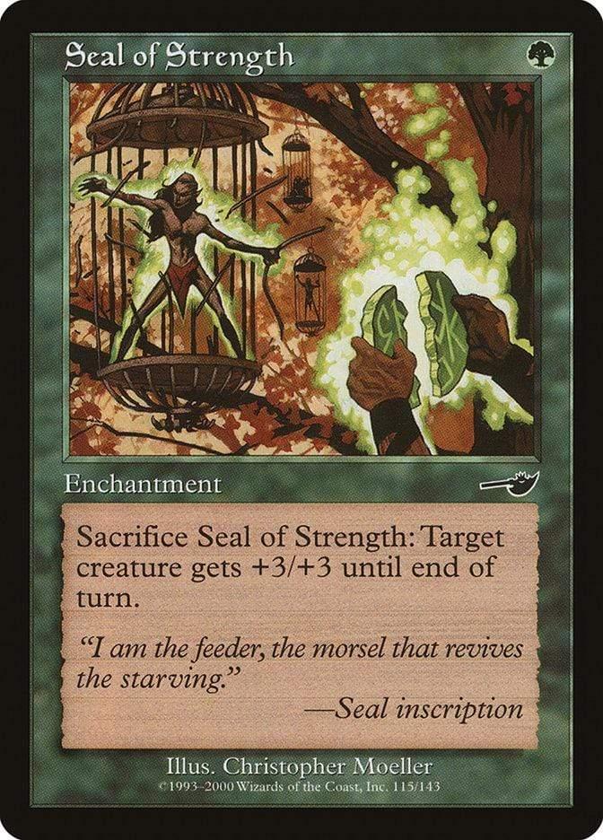Magic: The Gathering MTG Single Seal of Strength [Nemesis]