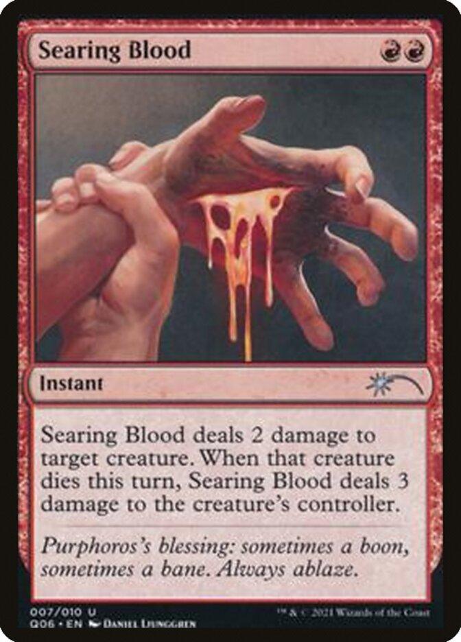 Magic: The Gathering MTG Single Searing Blood [Pioneer Challenger Decks 2021]