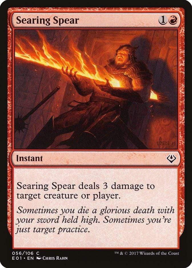 Magic: The Gathering MTG Single Searing Spear [Archenemy: Nicol Bolas]