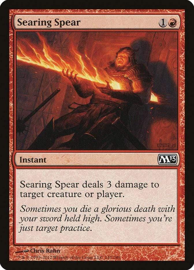 Magic: The Gathering MTG Single Searing Spear [Magic 2013]