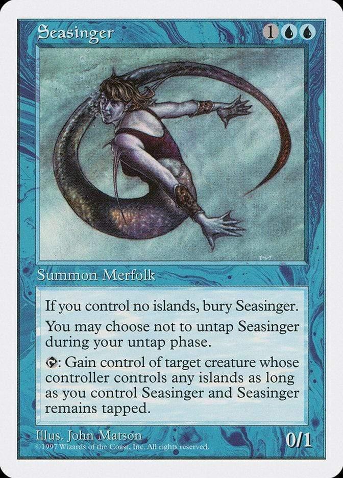 Magic: The Gathering MTG Single Seasinger [Fifth Edition]