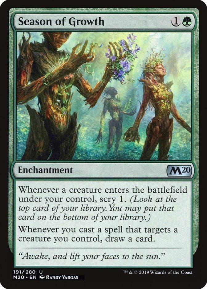 Magic: The Gathering MTG Single Season of Growth [Core Set 2020]