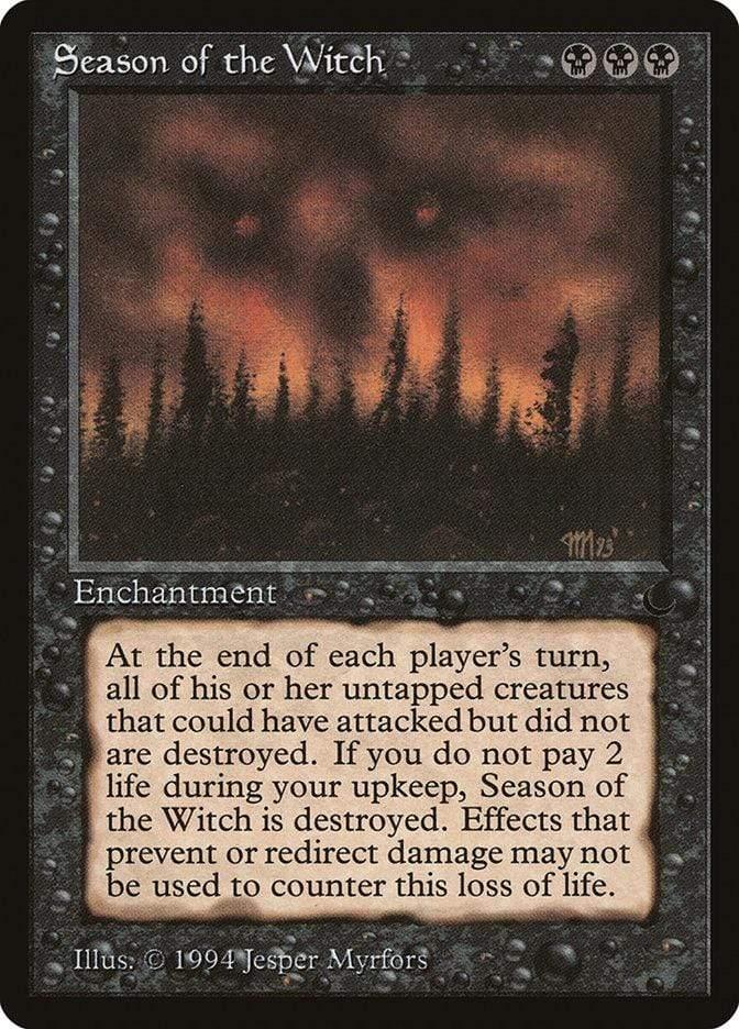 Magic: The Gathering MTG Single Season of the Witch [The Dark]