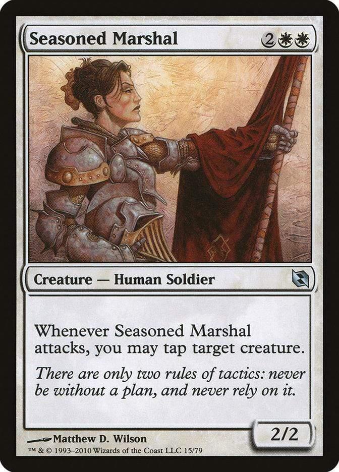 Magic: The Gathering MTG Single Seasoned Marshal [Duel Decks: Elspeth vs. Tezzeret]