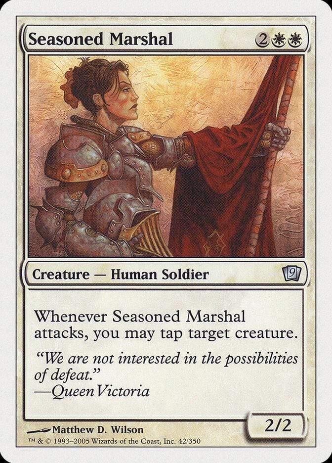 Magic: The Gathering MTG Single Seasoned Marshal [Ninth Edition]