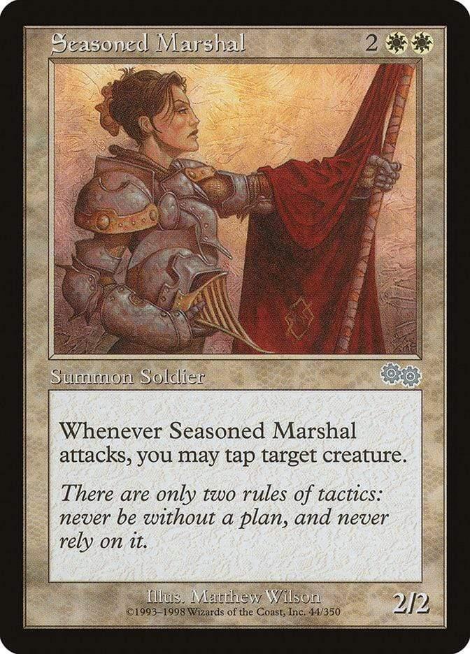 Magic: The Gathering MTG Single Seasoned Marshal [Urza's Saga]