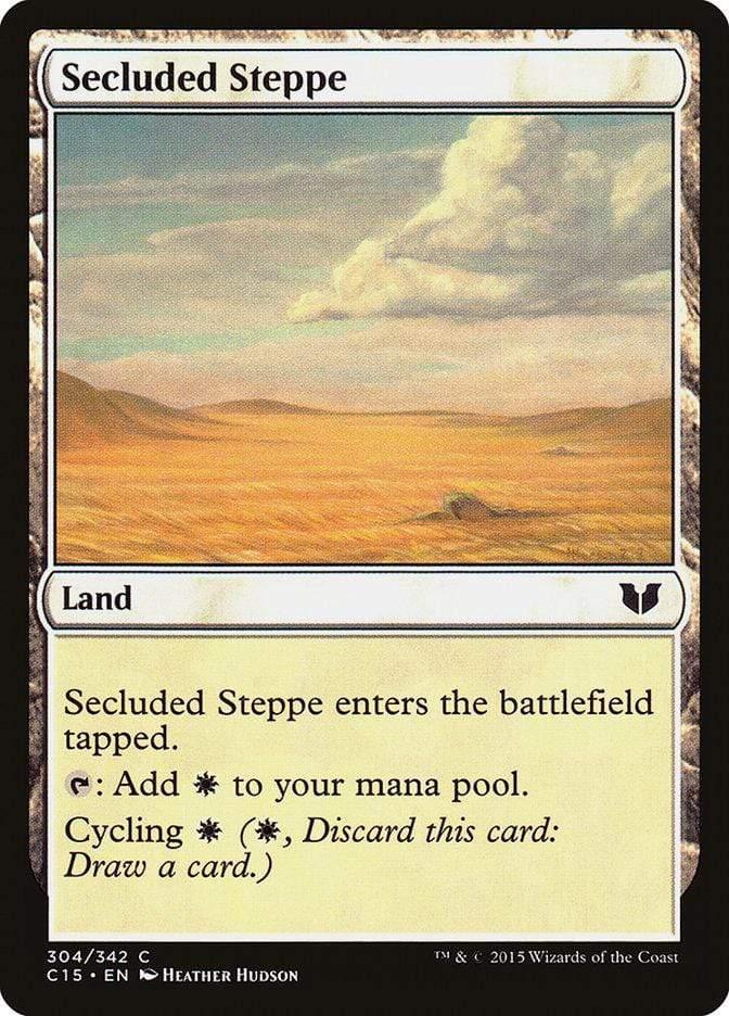 Magic: The Gathering MTG Single Secluded Steppe [Commander 2015]