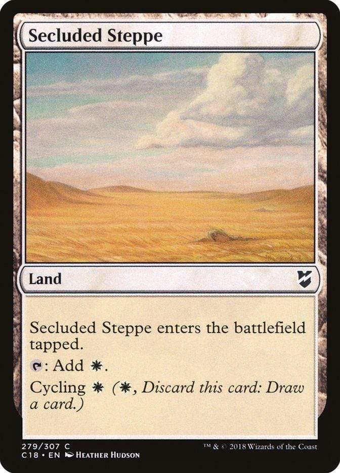 Magic: The Gathering MTG Single Secluded Steppe [Commander 2018]
