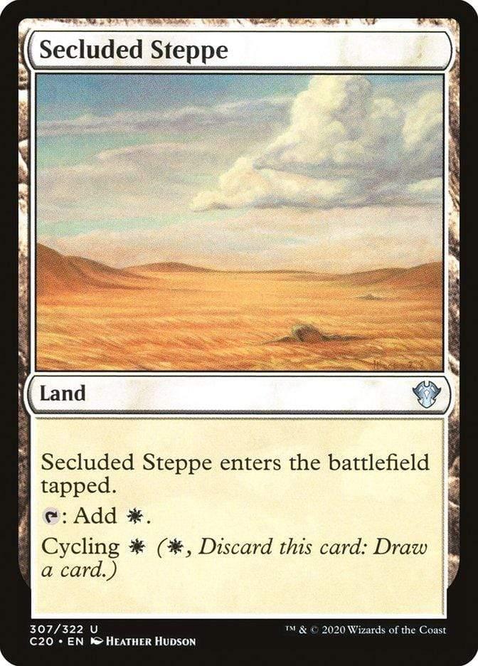 Magic: The Gathering MTG Single Secluded Steppe [Commander 2020]