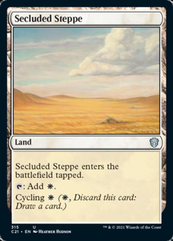 Magic: The Gathering MTG Single Secluded Steppe [Commander 2021]